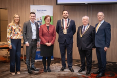 Cliodhna-O-Byrne-South-Dublin-Chamber-Jason-Frehill-South-Dublin-County-Council-Anne-Graham-NTA-Mayor-Alan-Edge-Thomas-Stone-Deputy-President-Peter-Byrne-South-Dublin-Chamber